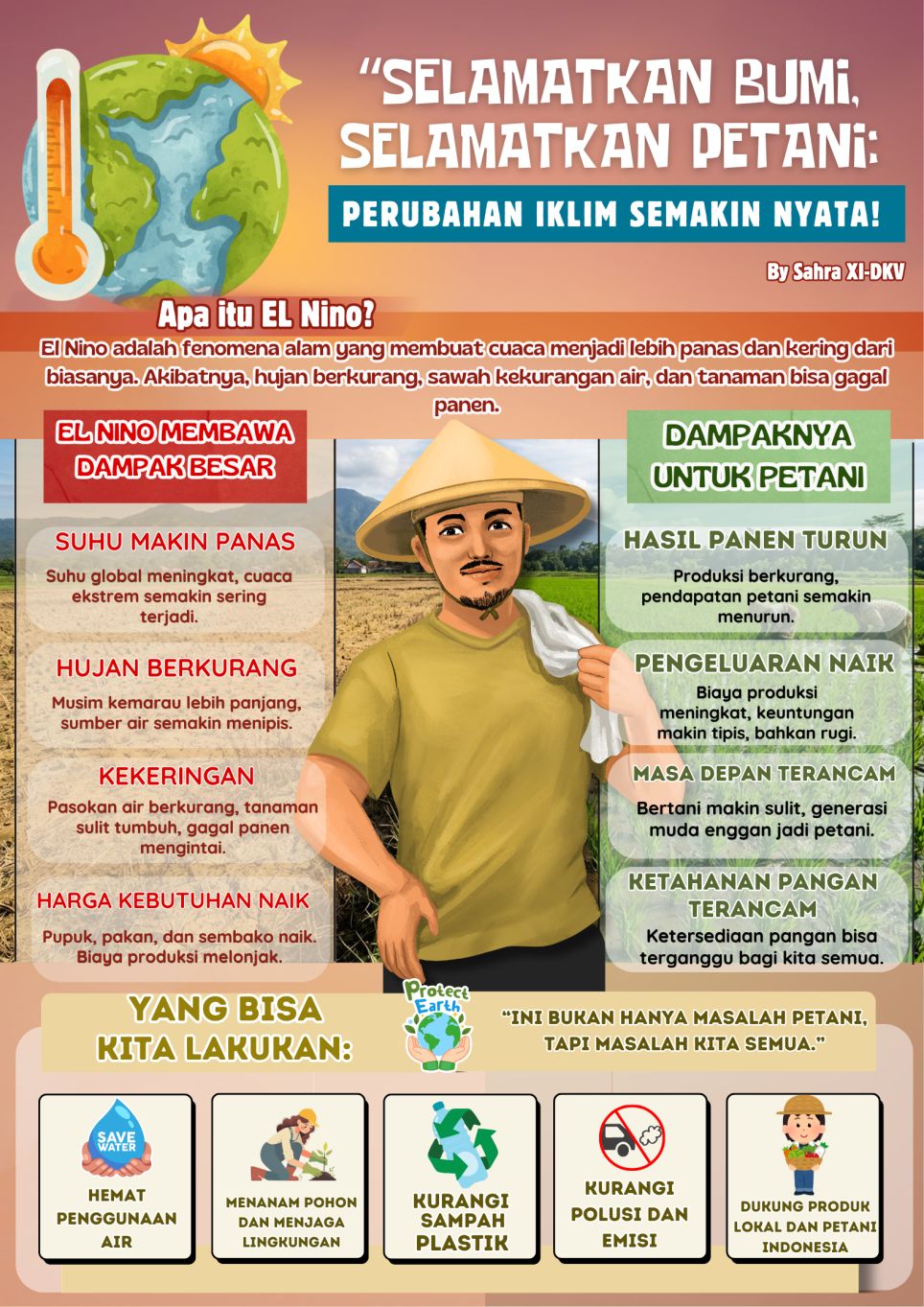 SELAMATKAN BUMI SELAMATKAN PETANI