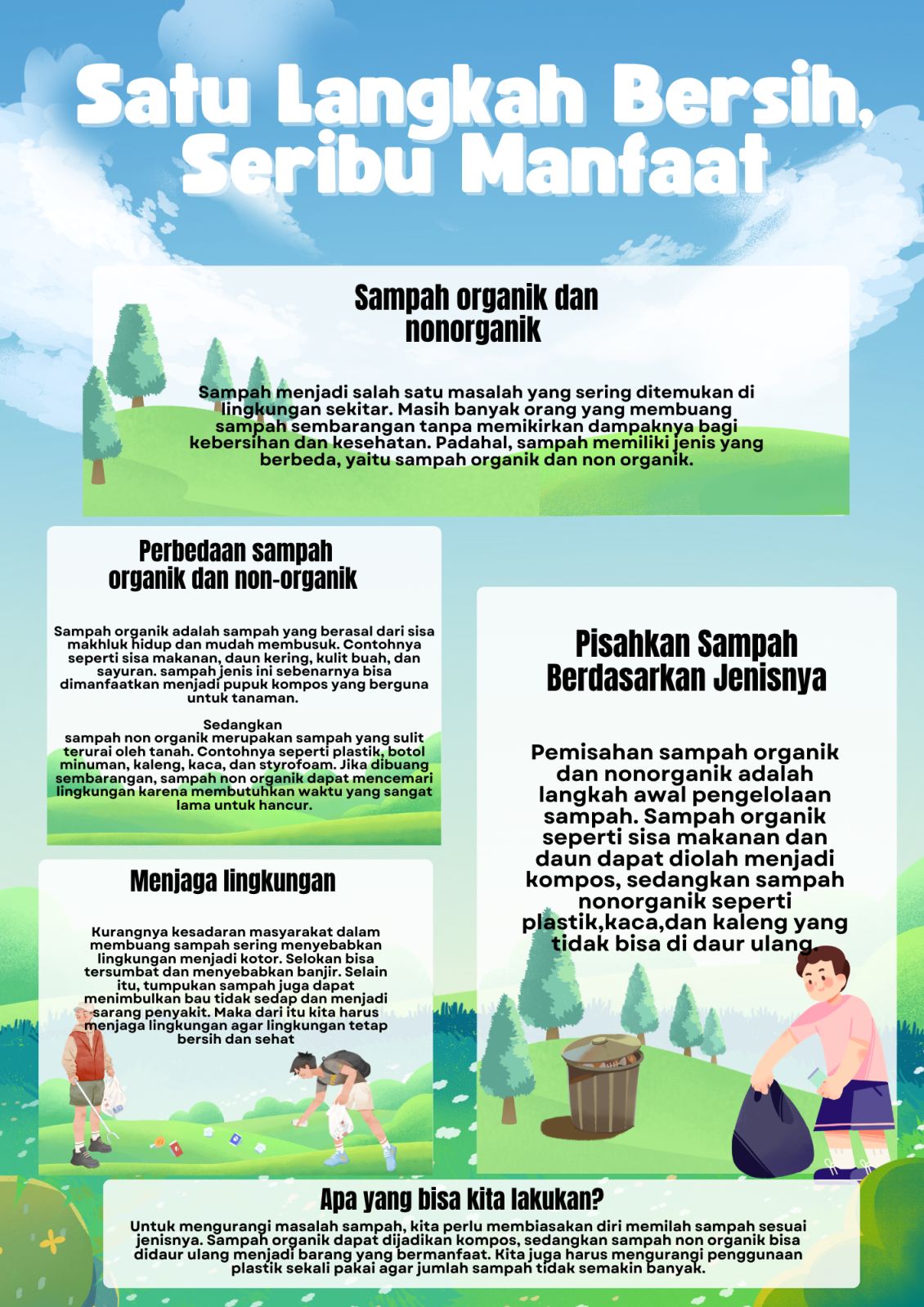 SATU LANGKAH KECIL SERIBU MANFAAT